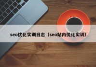 seo优化实训日志（seo站内优化实训）