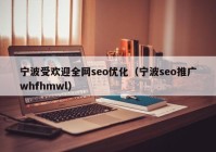 宁波受欢迎全网seo优化（宁波seo推广whfhmwl）